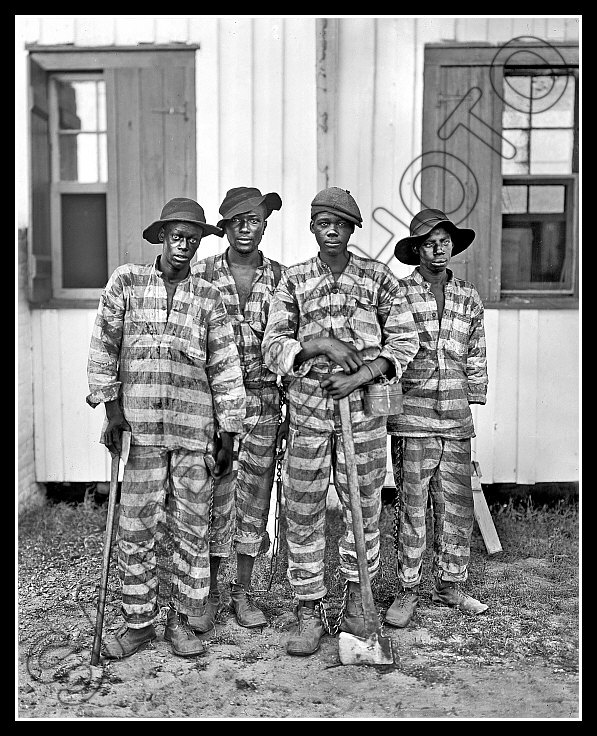 1905 Georgia Chain Gang Photo 8X10 - B&W | eBay